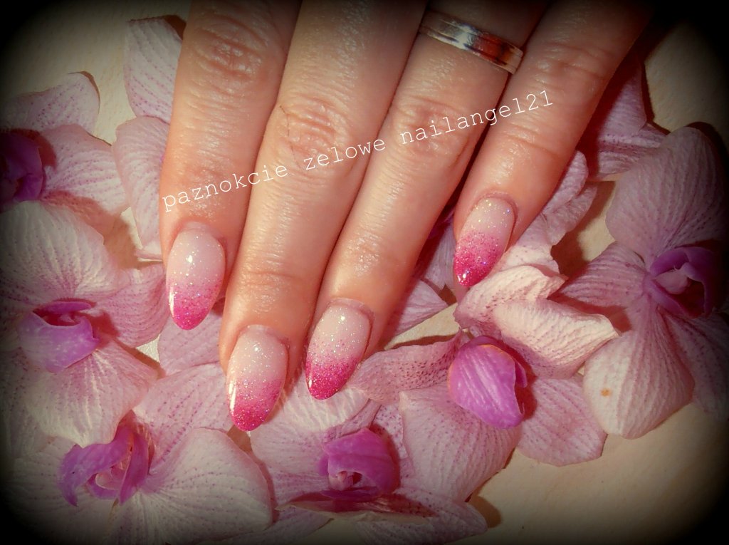 fukshia ombre