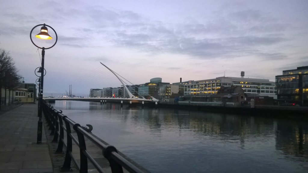Samuel Beckett Bridge.