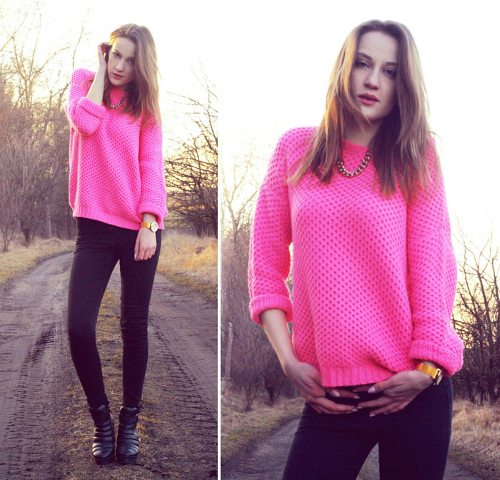Pink Neon Sweater