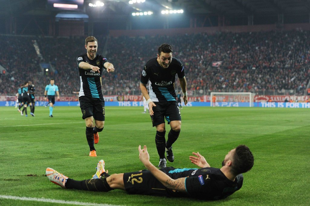 Aaron, Mesut i Olivier.