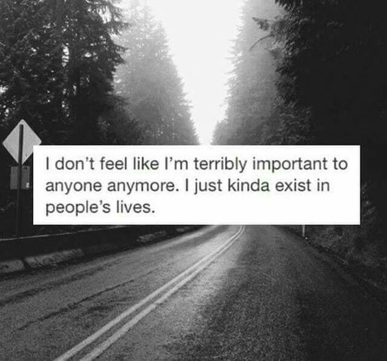 Everybody hurts. 