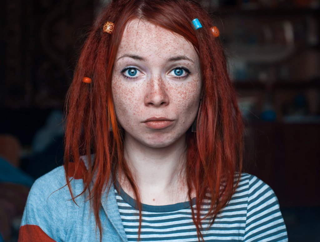Red haired fotograf