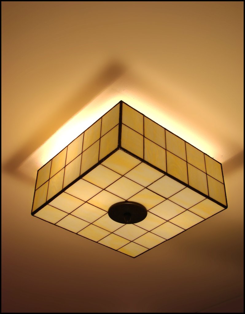 Lampa witraowa Cube 