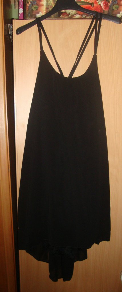 Czarna letnia sukienka