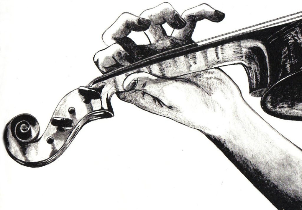 Caressing the strings