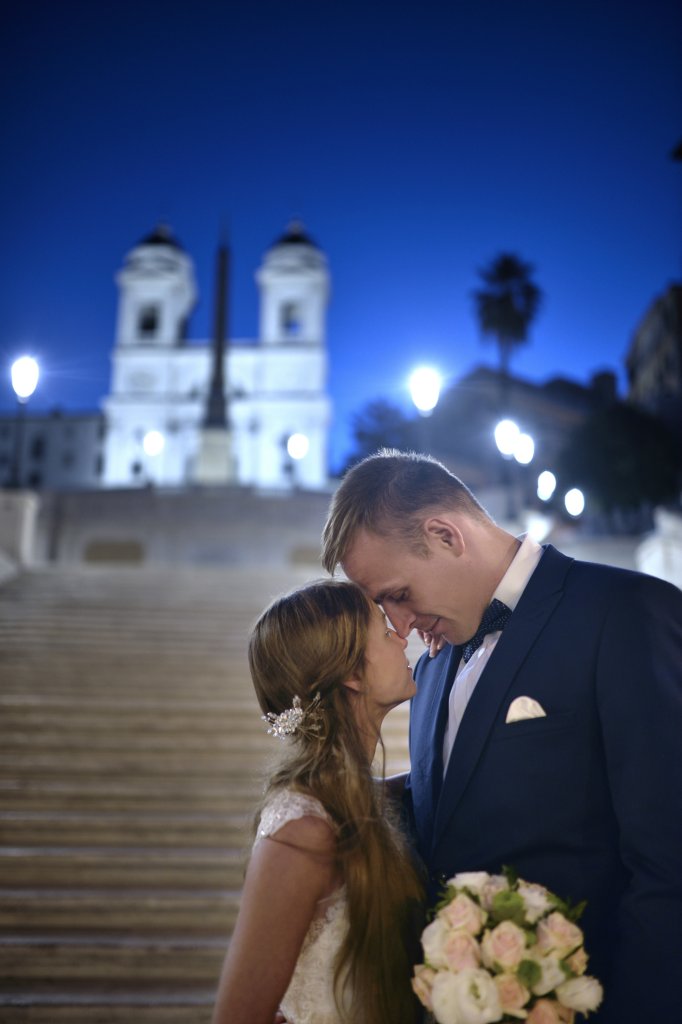 Hiszpaskie schody noc :)
