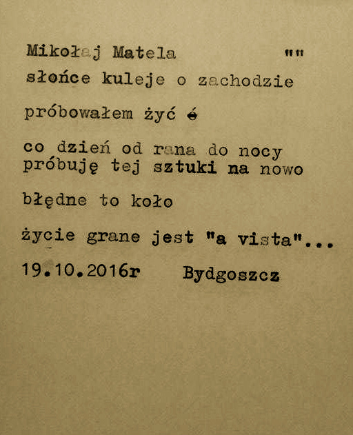 ycie grane a vista...