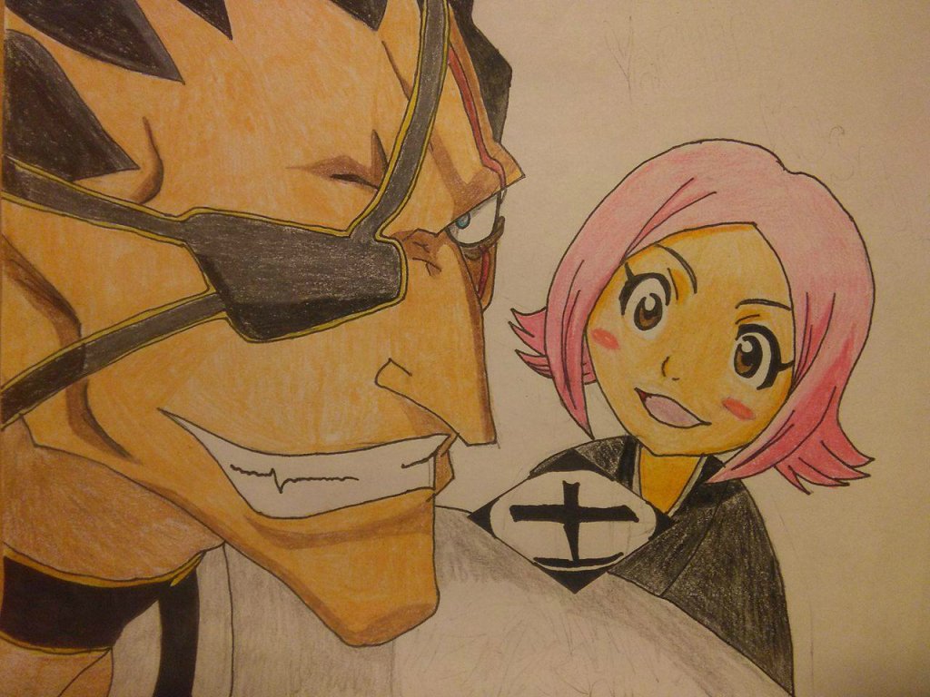 Zaraki i Yachiu -Bleach 