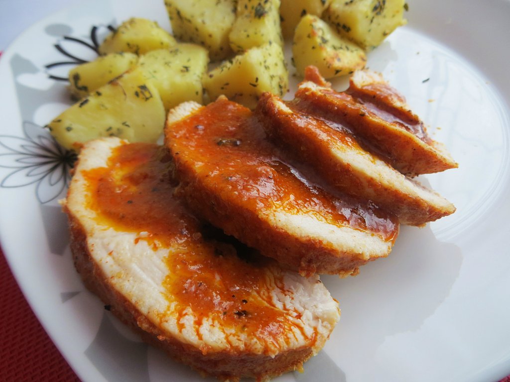Pier z indyka pieczona w rkawi