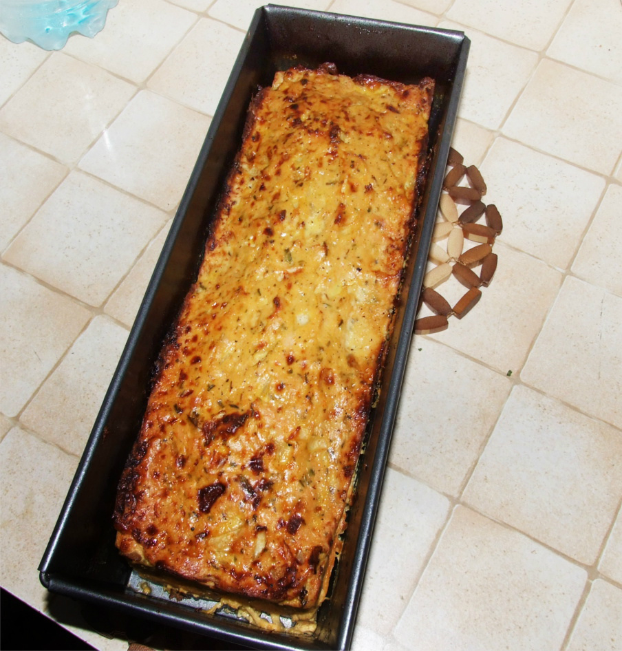 Piecze rzymska z pieczarkami
