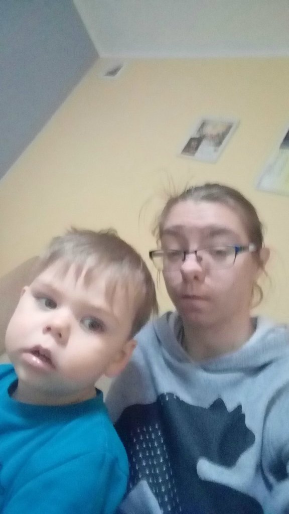 Ja z kuzynem Wiktorkiem 