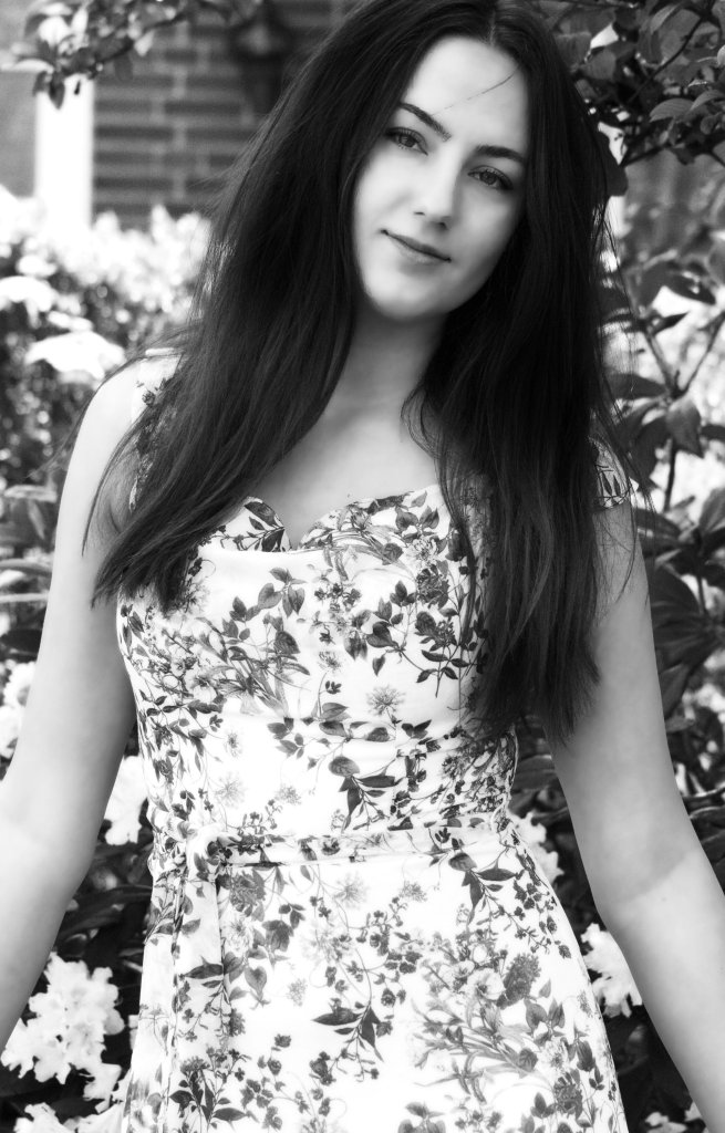 Me in flowers 