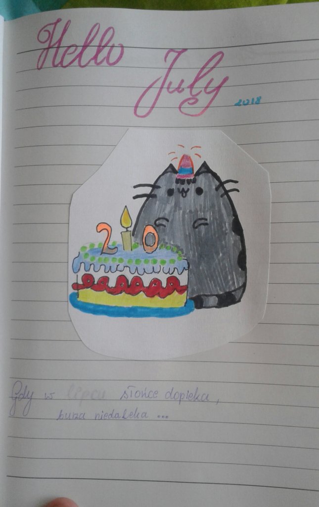 Hello Lipiec - BuJo
