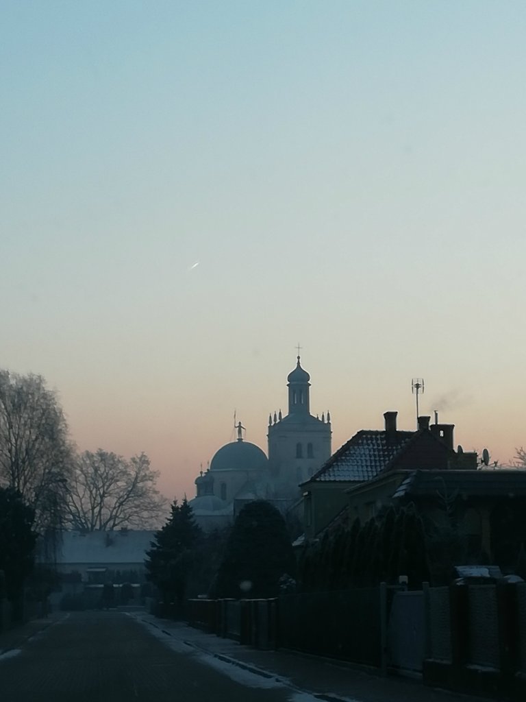 Widok miasta podczas treningu
