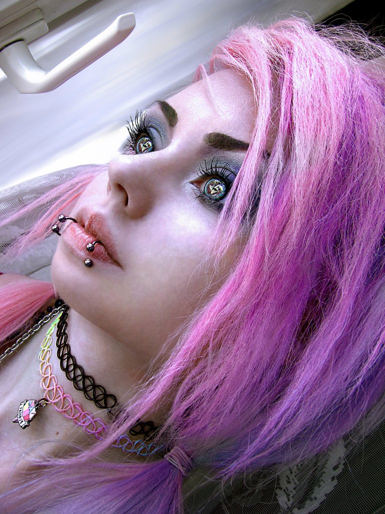 HALF PINK HALF LAVENDER