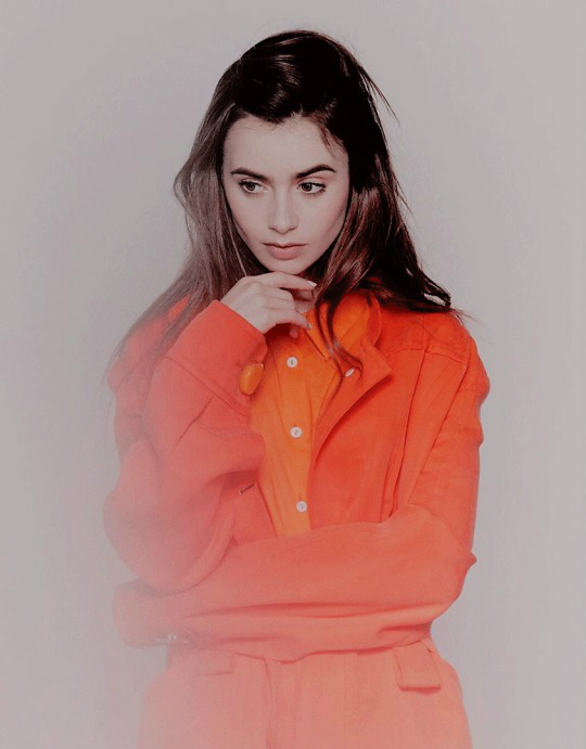 Lily Collins.