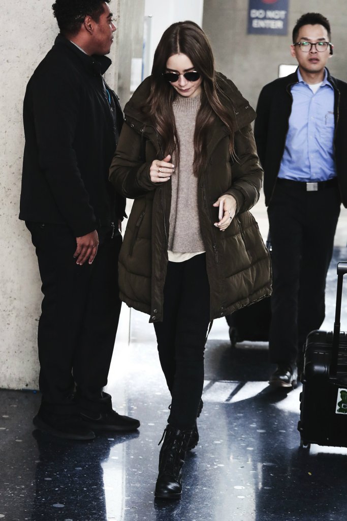Lily Collins.