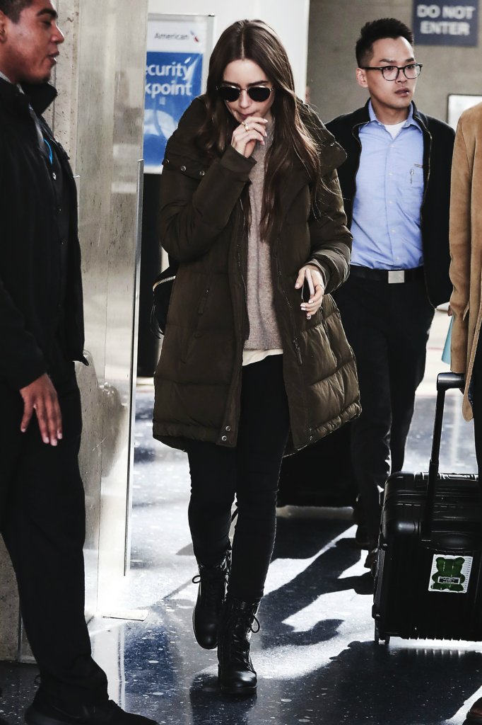 Lily Collins.