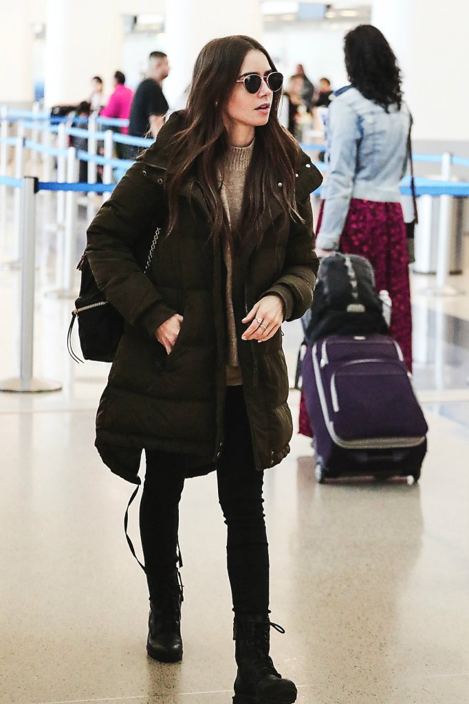 Lily Collins.