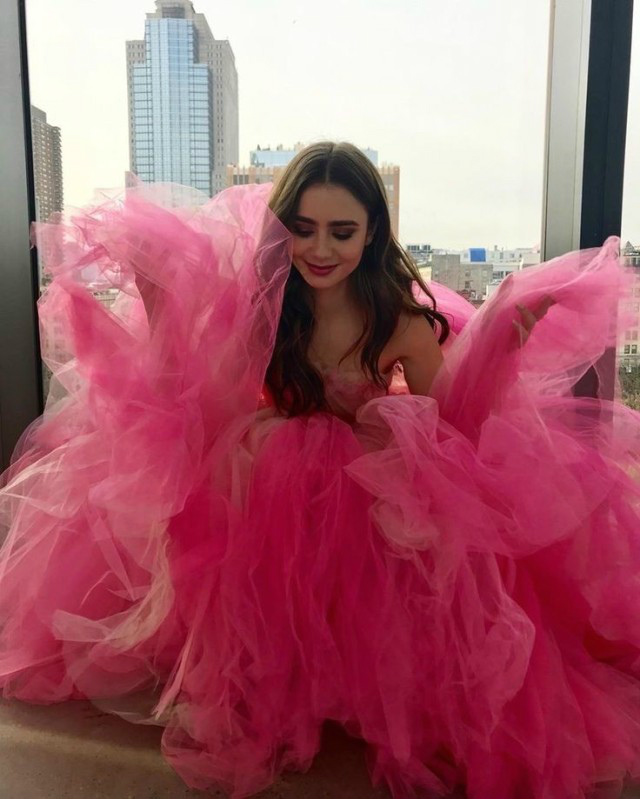 Lily Collins.