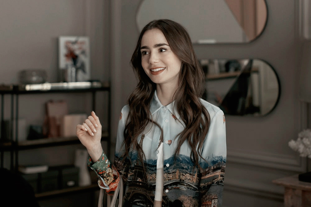 Lily Collins.