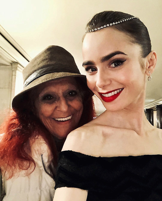 Lily Collins.