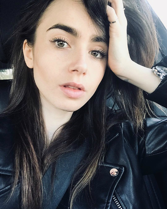 Lily Collins.