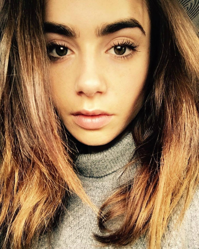 Lily Collins.