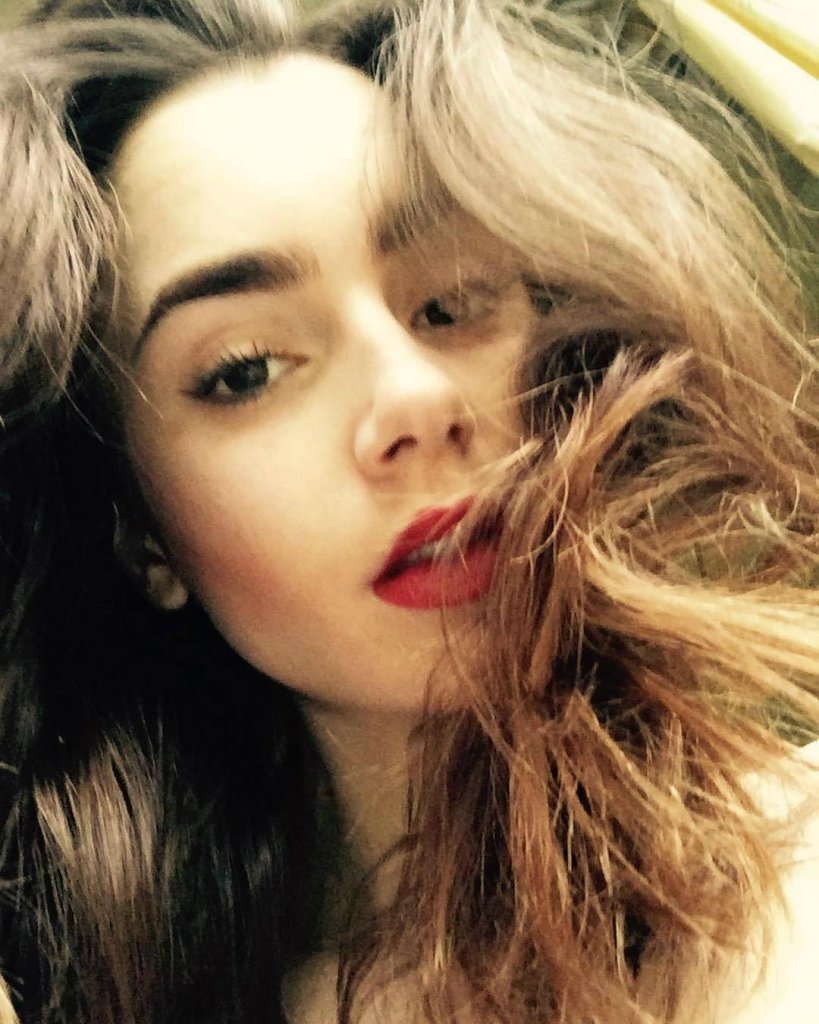 Lily Collins.