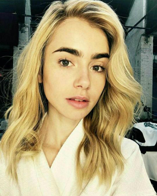 Lily Collins.
