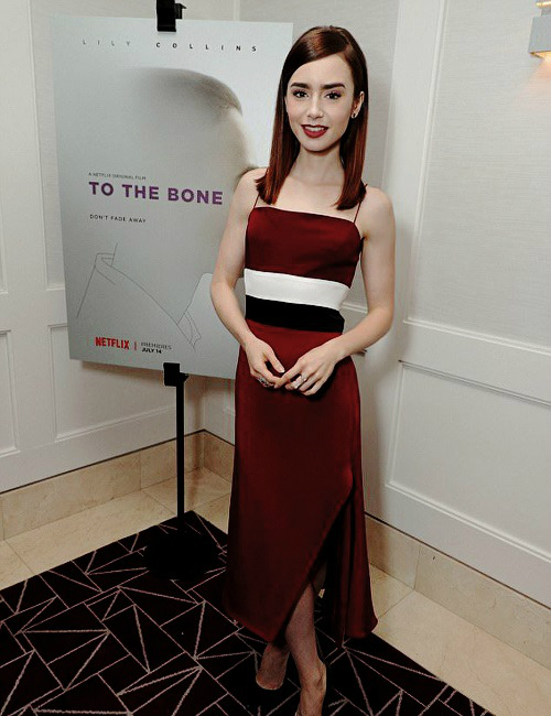 Lily Collins.
