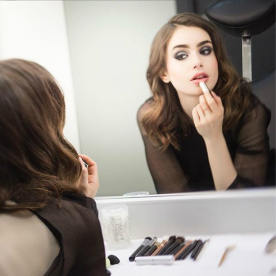 Lily Collins.