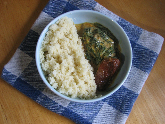 Kurczak i szpinak