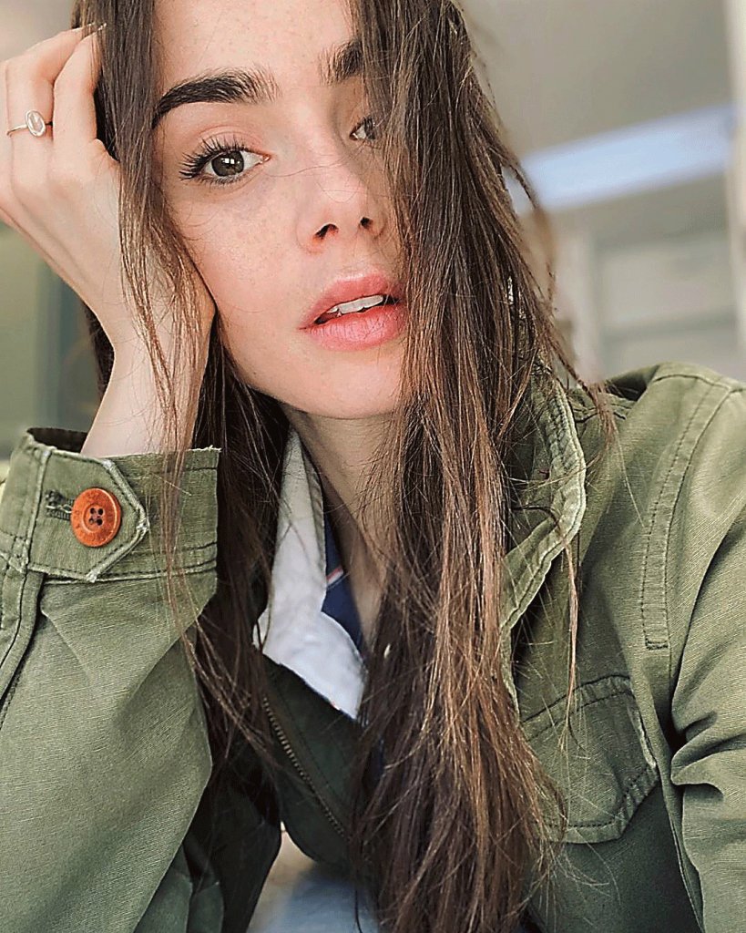 Lily Collins.