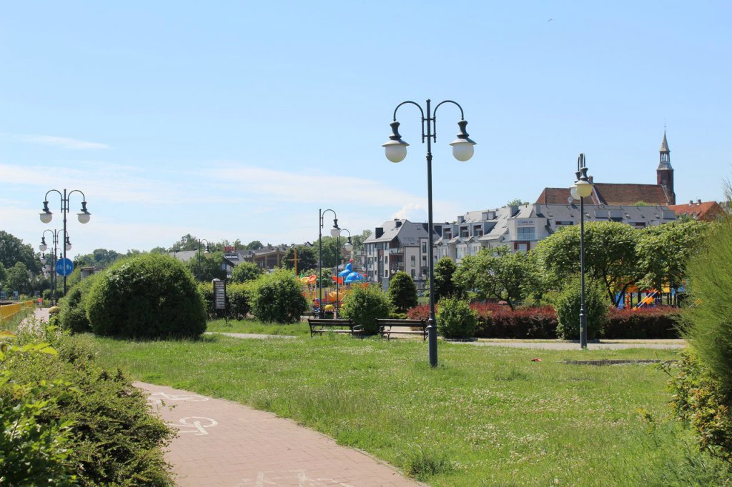 Tczew - bulwar nad Wis