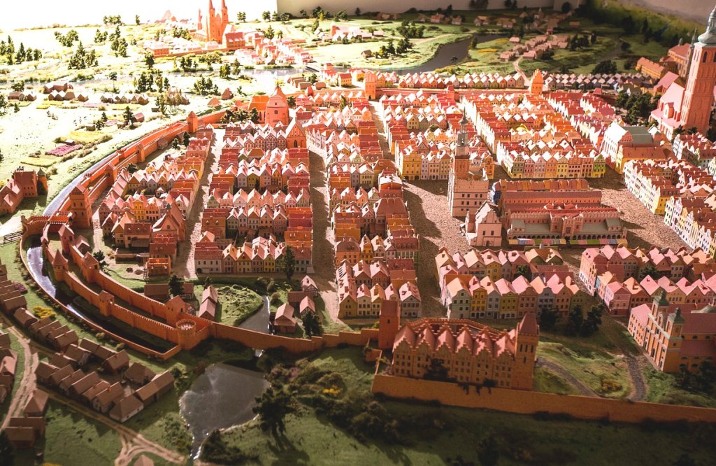 Pozna - Miasto - Makieta...