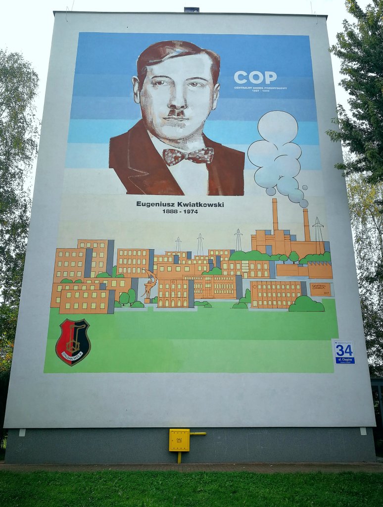 Mural Eugeniusz Kwiatkowski