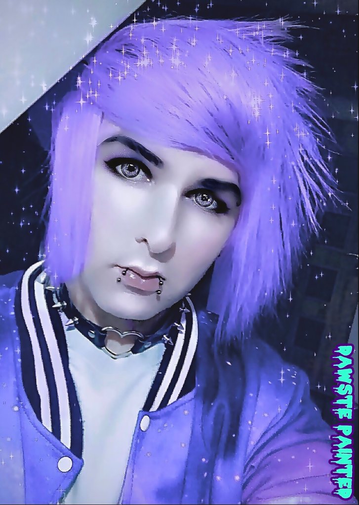Purple & Glitter 
