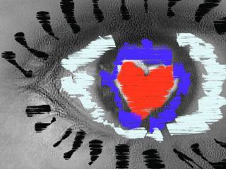 See Love in My blue eye\'s. 