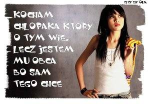 To dla ciebie...