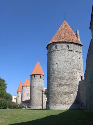 Tallin - redniowieczne mury
