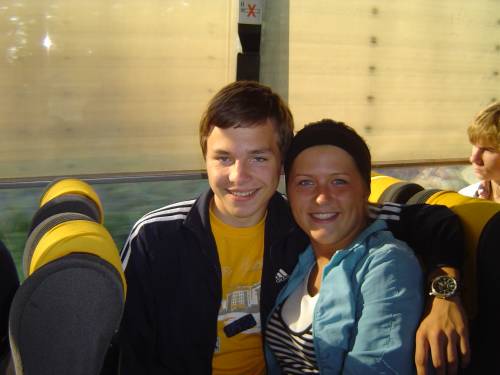 W drodze do Wrocka.Ja & Karolina
