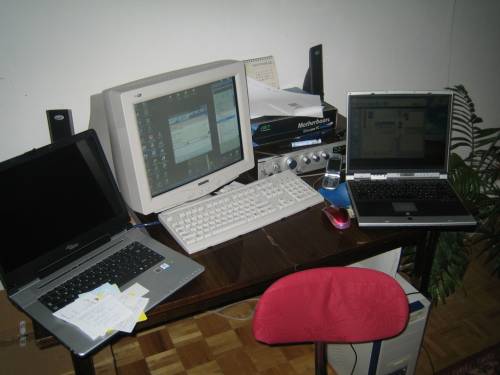 Ostatnio moje stanowisko pracy:)
