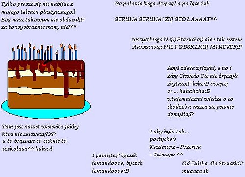 17te urodziny Struczki:):)