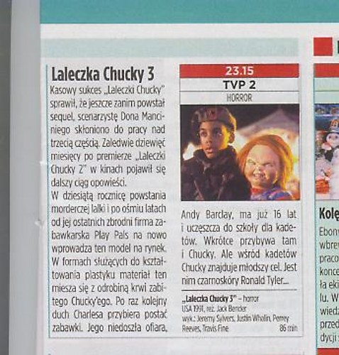 Laleczka Chucky 3