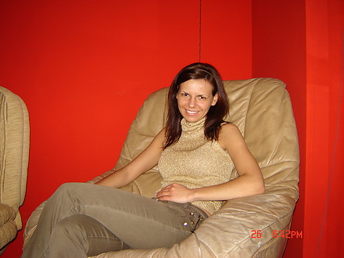 ...w domku...
