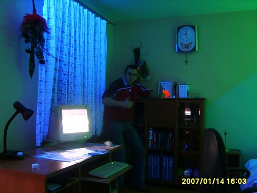Mj pokj w zieleni i UV!!! :)