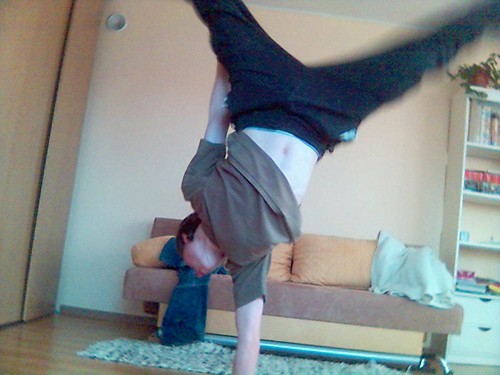 One handstand