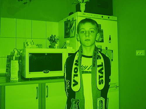 Zielono