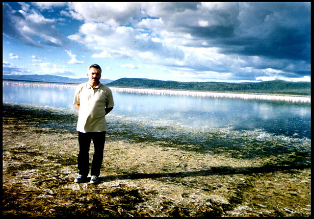 Gabriel and flamingos